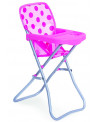 CHAISE HAUTE 843 A POIS ROSE