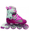 IN LINE EXT 38/41 CHASSIS ALU ABEC7 ROSE