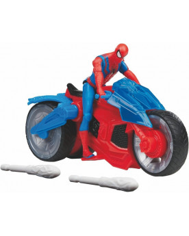 SPIDERMAN 10CM + MOTO