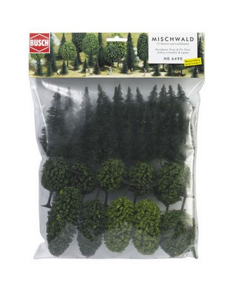 SACHET DE 35 ARBRES ASSORTIS 50A110MM