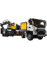 CAMION VOLVO FMX ET PELLETEUSE ELE EC320