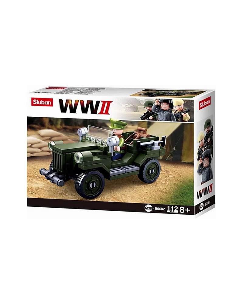 WORLD WAR JEEP + FIG.