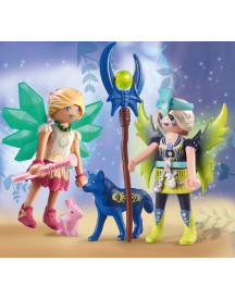 CRYSTAL ET MOON FAIRY AVEC ANIMAUX