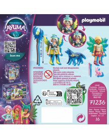 CRYSTAL ET MOON FAIRY AVEC ANIMAUX