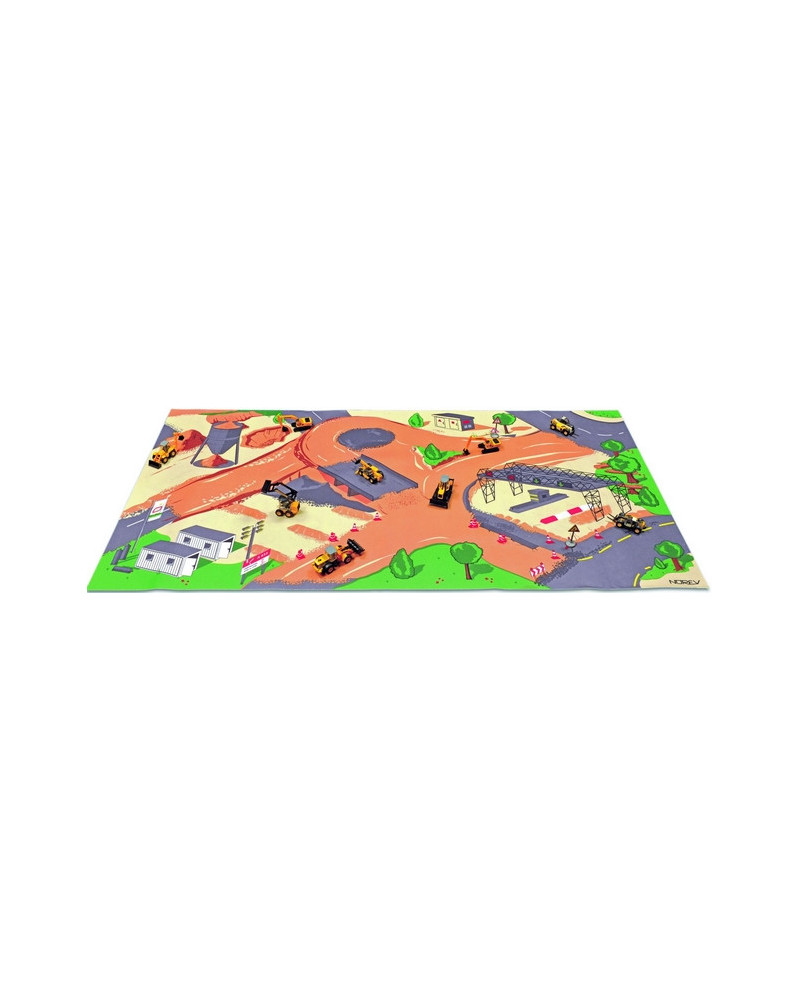 TAPIS DE JEU CONSTRUCTION 110X55 + VEHIC
