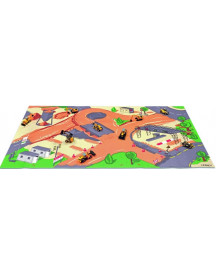TAPIS DE JEU CONSTRUCTION 110X55 + VEHIC