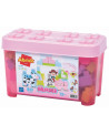MAXI ABRICK BARIL ROSE ANIMAUX FERME 50P