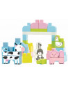 MAXI ABRICK BARIL ROSE ANIMAUX FERME 50P