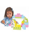 MAXI ABRICK BARIL ROSE ANIMAUX FERME 50P