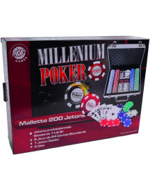 VALISE 200 JETONS POKER 11.5GR