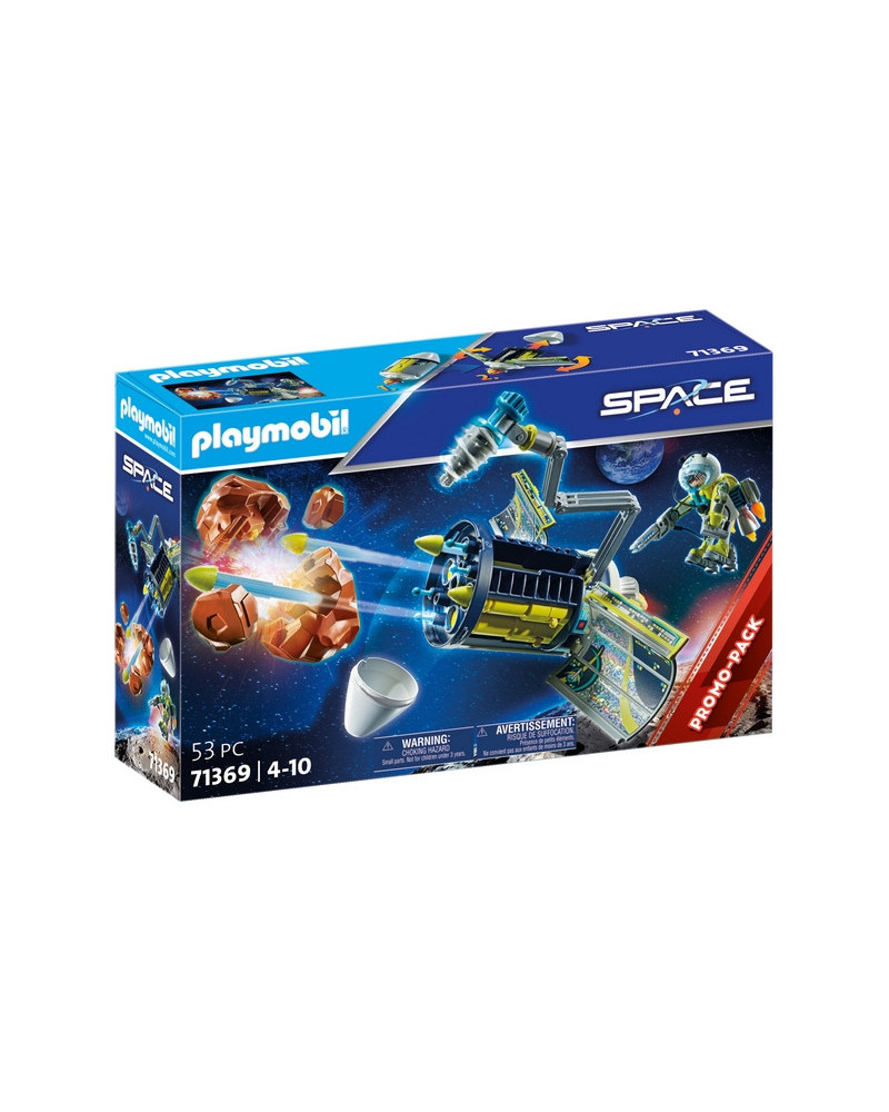 SPATIONAUTE ET SATELLITE