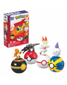 4 POKEMON 4 BOULES ET 4 PERS.
