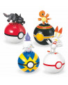 4 POKEMON 4 BOULES ET 4 PERS.