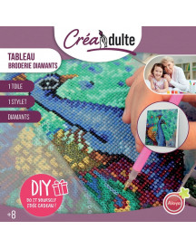CREADULT TABLEAU BRODERIE DIAMANTS