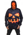 SWEAT ET MASQUE ADULTE TUEUR CITROUILLE
