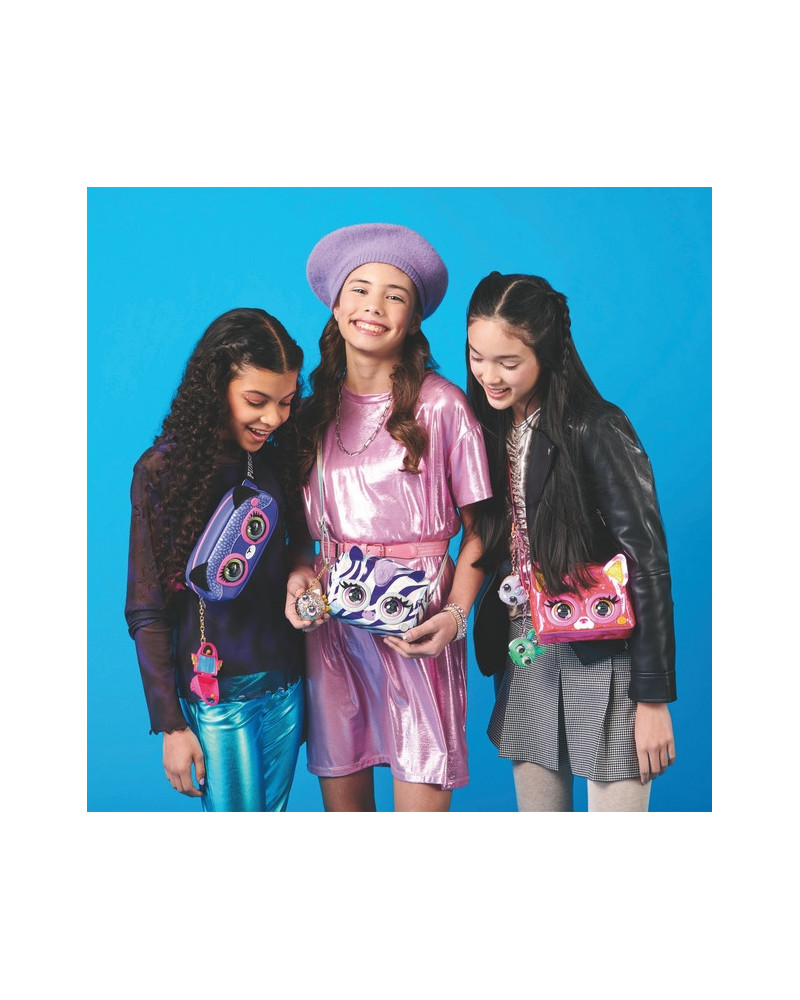 PURSE PETS METALLIC MAGIC ZEBRA