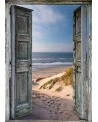 BRODERIE DIAMANT 40X50 PORTE OUVERTE SUR