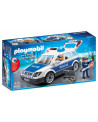 VOITURE DE POLICIERS AVEC GYRO ET SIRENE