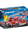 CAMION POMPIERS AVEC ECHELLE PIVOTANTE