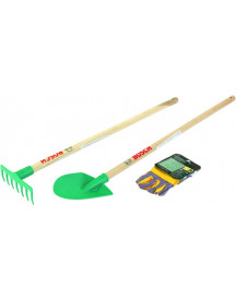 BOSCH SET PELLE/RATEAU + GANTS