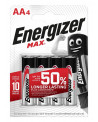 4 PILES ENERGIZER LR06 MAX (AA/CRAYON)