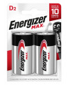 2 PILES ENERGIZER LR20 MAX (D)