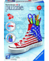 PUZZ. 3D POT A CRAYON CONVERSE USA 108PC