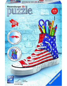 PUZZ. 3D POT A CRAYON CONVERSE USA 108PC