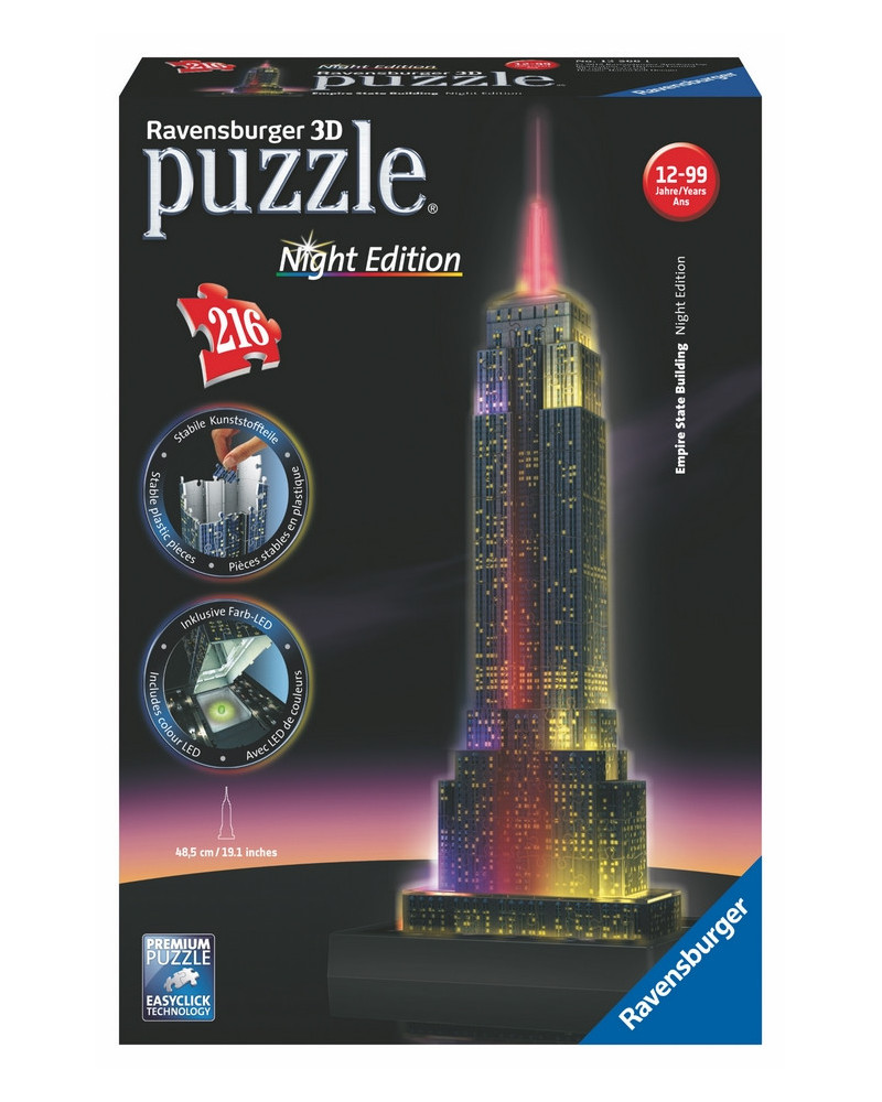 PUZZ. 3D EMPIRE STATE BY NIGHT