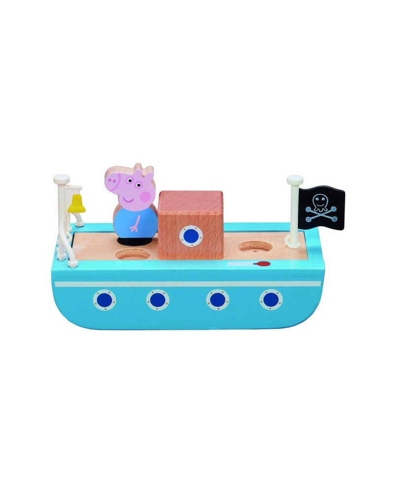 PEPPA PIG BOIS LE BATEAU