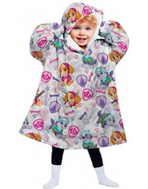 PONCHO TAILLE PAW PATROL ROSE