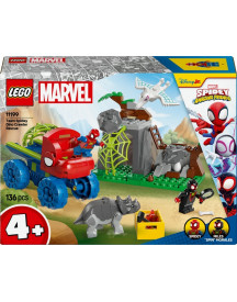SAUVETAGE DE L'EQUIPE SPIDEY EN DINO-VEH