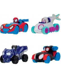 SPIDEY PACK DE 4 VEHICULES DIE CAST