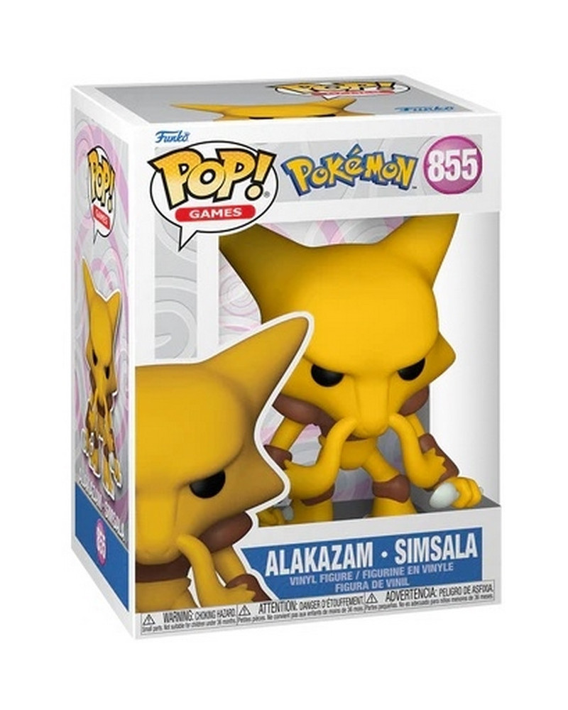 FUNKO POP 855 POKEMON ALAKAZAM SIMSALA
