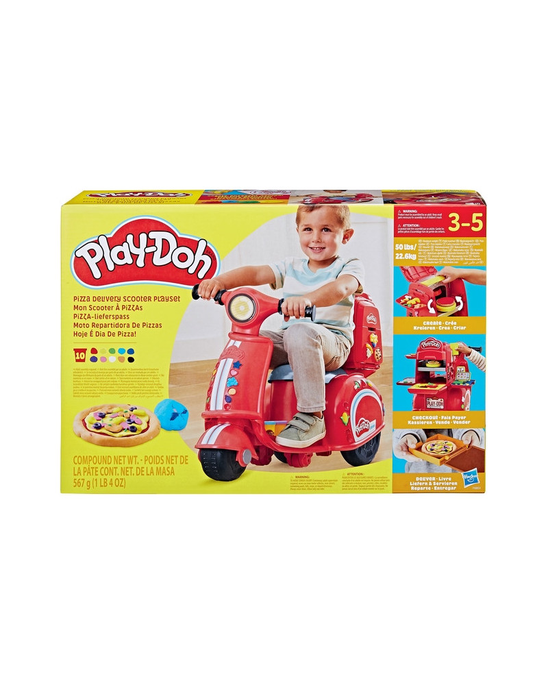 PLAY DOH MON SCOOTER A PIZZA