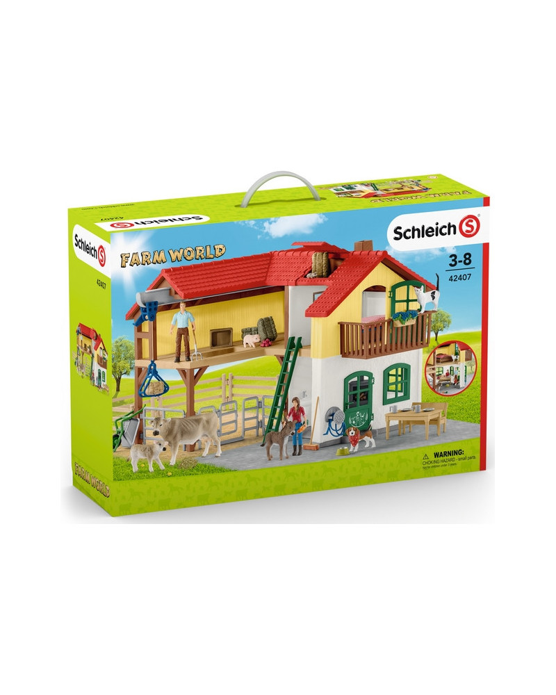 FERME AVEC ETABLE ET ANIMAUX