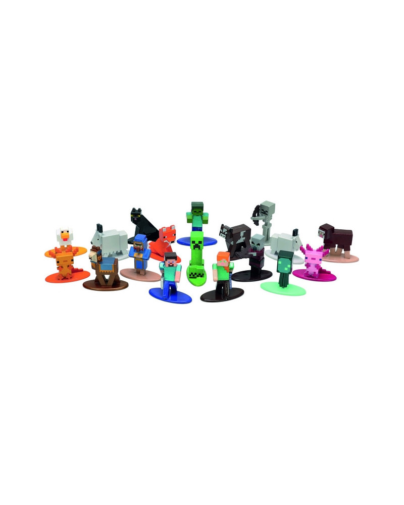 18 FIGURINES METAL MINECRAFT