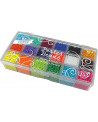 BOITE 18 COMPARTIMENTS PERLES DE COULEUR