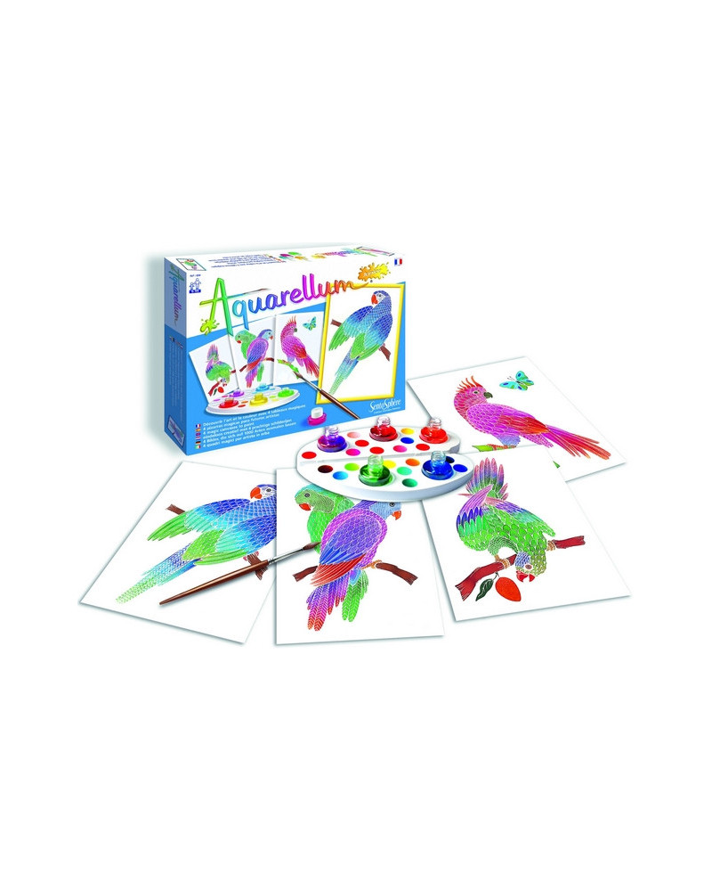 AQUARELLUM JUNIOR LES PERROQUETS