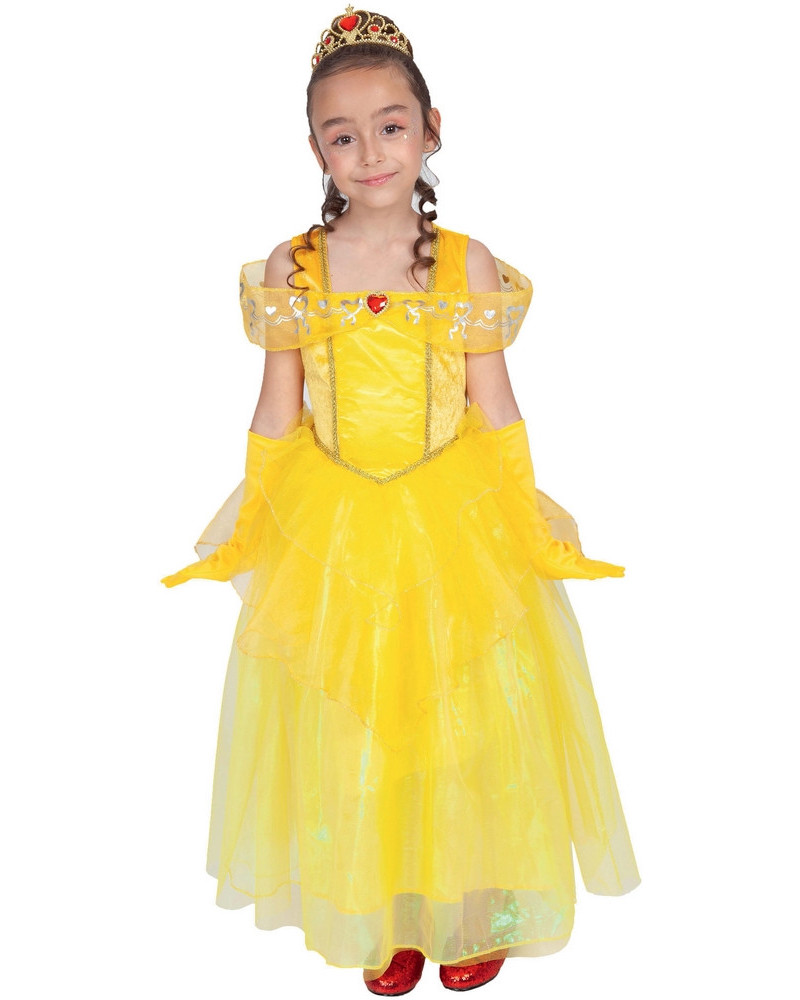 DEGUISEMENT LUXE PRINCESSE JAUNE 7/8