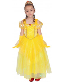 DEGUISEMENT LUXE PRINCESSE JAUNE 7/8