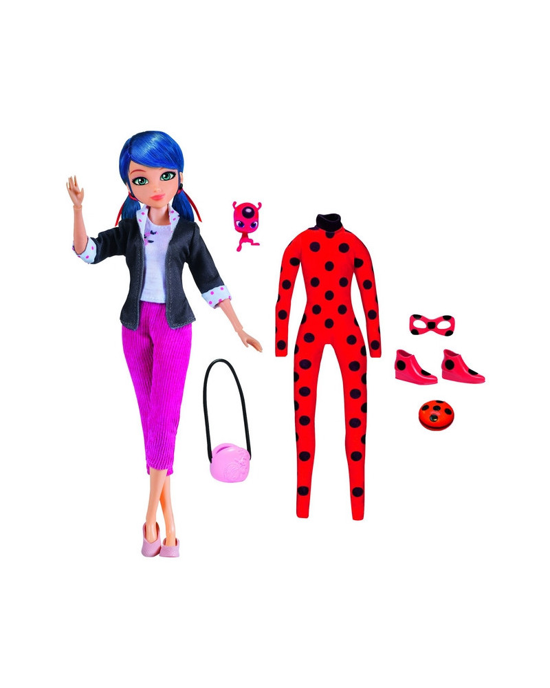 MIRACULOUS POUPEE 26CM ET 2 TENUES