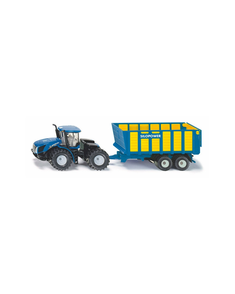 1/50 TRACTEUR NEW HOLLAND + REM. D ENSIL