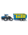 1/50 TRACTEUR NEW HOLLAND + REM. D ENSIL