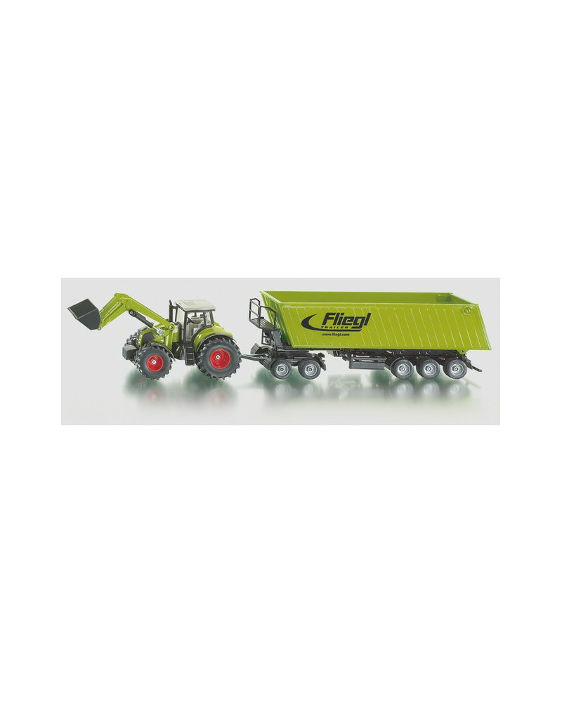 1/50 TRACTEUR AVEC CHARGEUR ET BENNE