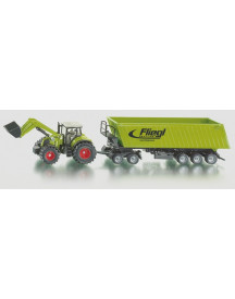 1/50 TRACTEUR AVEC CHARGEUR ET BENNE