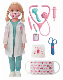 POUPEE DOCTEUR + ACCESSOIRES