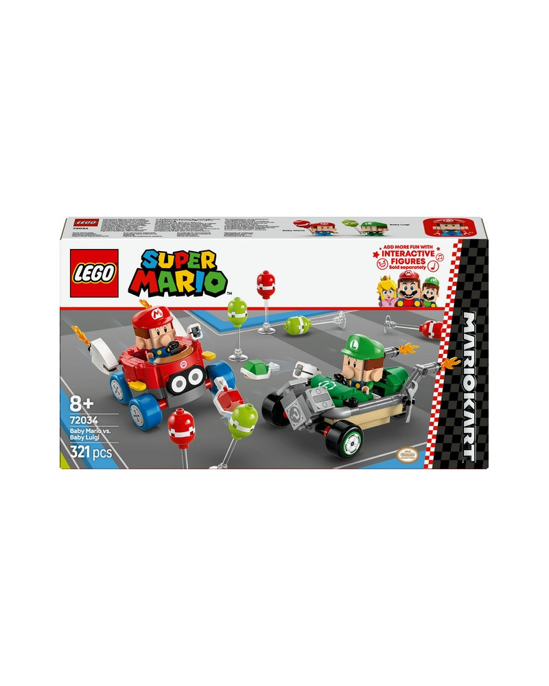 MARIO KART - BEBE MARIO vs BEBE LUIGI