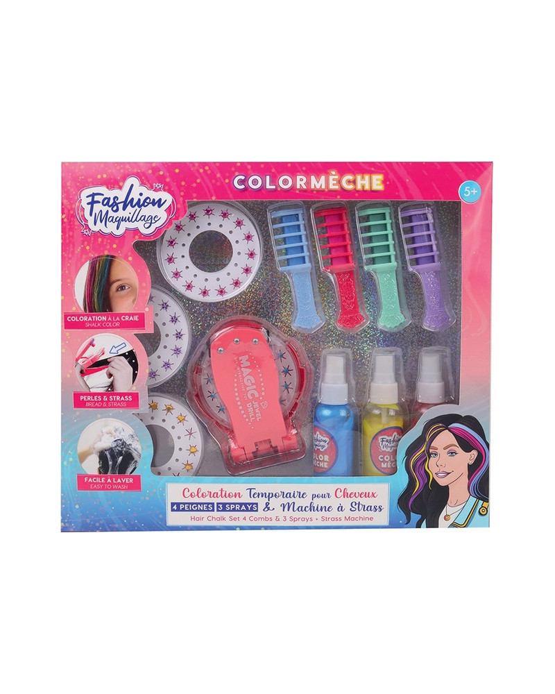 SET MAQUILLAGE CHVEUX A LA CRAIE + SPRAY