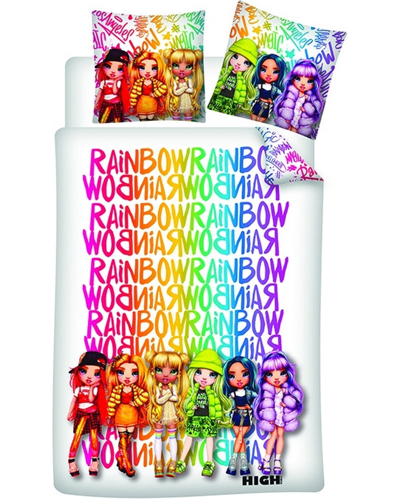 HOUSSE COUETTE POLYCOTON RAINBOW HIGH